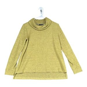 W5 Women’s S Small Green Turtleneck Sweater Long Sleeve Casual Cozy Knit